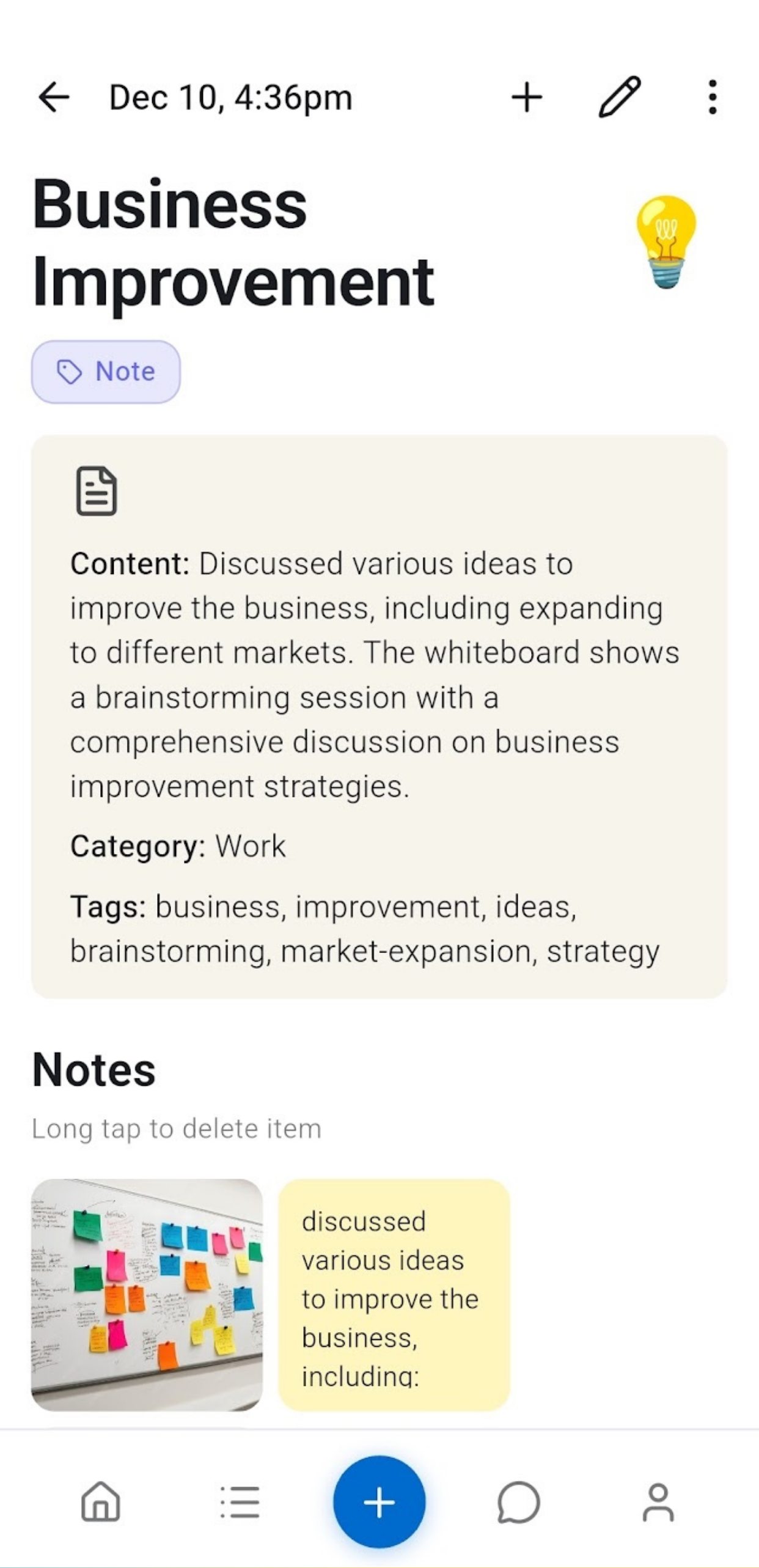 Chat search in Recordo